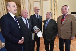 Alain Juppé, Serge Receveur, Eric Roussel, Alain Duhamel, Nicolas de Bailliencourt dit Courcol
